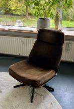 Vintage Bruine Corduroy Fauteuil Lunna van Ikea, Huis en Inrichting, Fauteuils, Ophalen, Gebruikt, Minder dan 75 cm, Metaal