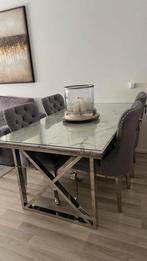 Meubelset Salontafel Eettafel Eetstoelen Vitrinekast, Huis en Inrichting, Complete inboedels, Ophalen of Verzenden