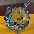 Swarovski chubby kat blauw, Verzamelen, Swarovski, Ophalen of Verzenden, Nieuw