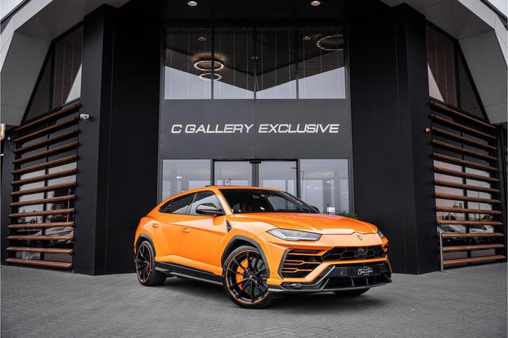 Lamborghini Urus Graphite Capsule 4.0 V8 - Dealeronderhouden, Auto's, Lamborghini, Bedrijf, Te koop, Urus, 360° camera, 4x4, ABS
