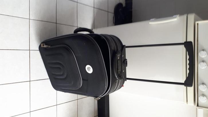 Mobiele reiskoffer, Sieraden, Tassen en Uiterlijk, Koffers, Gebruikt, Overige materialen, Uitschuifbare handgreep, Wieltjes, Ophalen