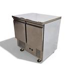 2 Deurs RVS Horeca Koelwerkbank - Koeling / Koelkast, 85 tot 120 cm, 200 liter of meer, Koelwerkbank, 60 cm of meer