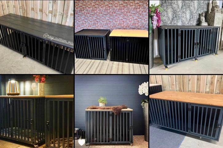 Roy custom made Luxe - exclusieve bench  stevige kamerbench, Dieren en Toebehoren, Hondenbenches, Nieuw, Ophalen