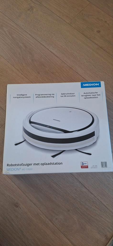 Medion MD 19500 Robotstofzuiger, Witgoed en Apparatuur, Stofzuigers, Nieuw, Robotstofzuiger, Minder dan 1200 watt, Ophalen