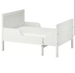 SUNDVIK Meegroeibed 80x200 - Wit, Ophalen, 70 tot 85 cm, Zo goed als nieuw, Lattenbodem
