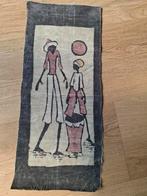 Afrikaanse Batik Stofschildering, Antiek en Kunst, Ophalen of Verzenden