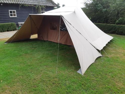De Waard Albatros met 2 zijluifels en gordijnen set . MOOI, Caravans en Kamperen, Tenten, tot en met 4, Ophalen of Verzenden