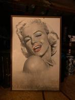 Oude vintage klassieke lijst van Marilyn Monroe! 100x70 cm, Minder dan 50 cm, Ophalen of Verzenden, Zo goed als nieuw