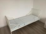 Meegroei bed wit (Minnen Ikea), Ophalen, 70 tot 85 cm, Zo goed als nieuw, Matras