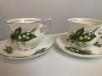 Kop en Schotels " Fine Bone China", Verzenden, Zo goed als nieuw, Porselein, Kop en/of schotel