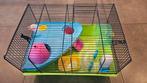 Hamsterkooi, ruim met veel accessoires, Dieren en Toebehoren, Knaagdieren en Konijnen | Hokken en Kooien, Kooi, Minder dan 75 cm