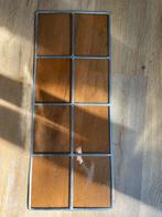 Glas in lood met oud rookglas, Doe-het-zelf en Verbouw, Glas en Ramen, Ophalen, Gebruikt, Minder dan 80 cm, Overige typen