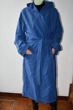 Blauwe badjas in wateropslorpende stof met opbergtas, Overige typen, Blauw, Nabaiji, Nieuw