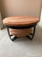 Mangohout rond tafeltje 65 cm, Ophalen, 50 tot 100 cm, Rond, Tot twee personen