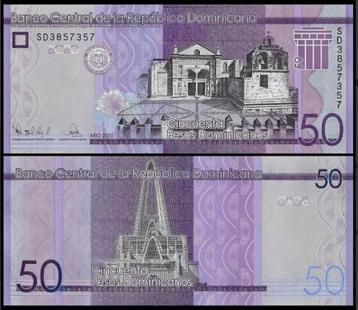 Dominicaanse Republiek 2023, 3 nieuwe bankbiljetten (UNC) beschikbaar voor biedingen