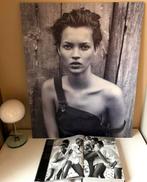 Kate Moss foto Peter Lindbergh op aluminium 80x100, Ophalen, Oorspronkelijke maker, Zo goed als nieuw, 75 tot 100 cm
