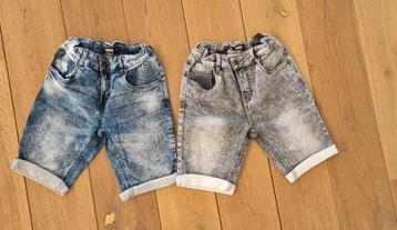 Stretch jeans, korte spijkerbroeken, nieuwstaat 158 & 164 beschikbaar voor biedingen