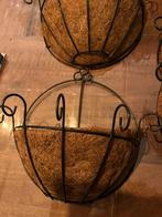 4 hangbakken met cocos voor in tuin, Tuin en Terras, Minder dan 30 cm, Rond, Ophalen of Verzenden, Zo goed als nieuw