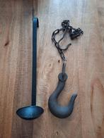 Decoratie lepel en haak, Ophalen