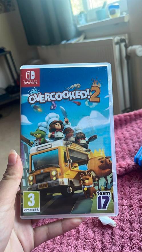 Overcooked! 2, Spelcomputers en Games, Games | Nintendo Switch, Zo goed als nieuw, Strategie en Constructie, 1 speler, Vanaf 3 jaar