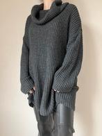 Los gebreide H&M coltrui, L. Knit boho bohemian turtleneck, Kleding | Dames, Truien en Vesten, Gedragen, Grijs, Maat 42/44 (L)