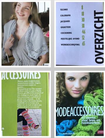 2 boeken breien en haken - Marie Claire (Phildar)  beschikbaar voor biedingen