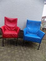 design Montis Charly blauw Fauteuil stoel Gerard v.d. Berg, Huis en Inrichting, Fauteuils, Ophalen, Gebruikt, 75 tot 100 cm, 50 tot 75 cm