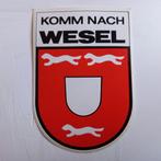 Sticker.  komm nach WESEL., Ophalen of Verzenden, Zo goed als nieuw, Overige typen
