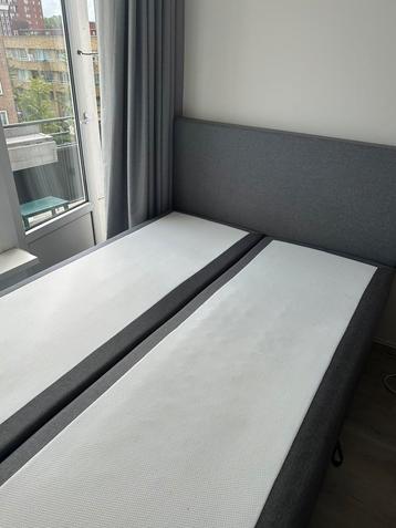 Boxspring grijs 140x200 varena Leen Bakker beschikbaar voor biedingen