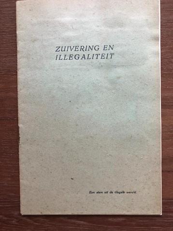 1945 Zuivering en illegaliteit. Geschreven in April '45. beschikbaar voor biedingen