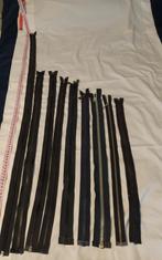 Zwarte deelbare Ritsen - Diverse Lengtes, Hobby en Vrije tijd, Naaien en Fournituren, Ophalen of Verzenden, Gebruikt, Rits of Sluiting