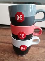 D. E. Douwe Egberts Kop Mok Mokken Beker Roze Blauw Krijt, Huis en Inrichting, Keuken | Servies, Ophalen of Verzenden, Zo goed als nieuw