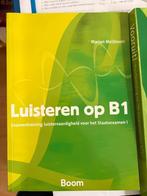 Luisteren op B1 - Examentraining Staatsexamen I, Boeken, Ophalen of Verzenden, Alpha, Gelezen, MBO