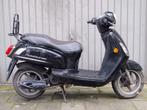 Sym Fiddle 2 – zwarte scooter (opknapper, GEEL kenteken), Ophalen, Gebruikt, Maximaal 45 km/u, 49 cc
