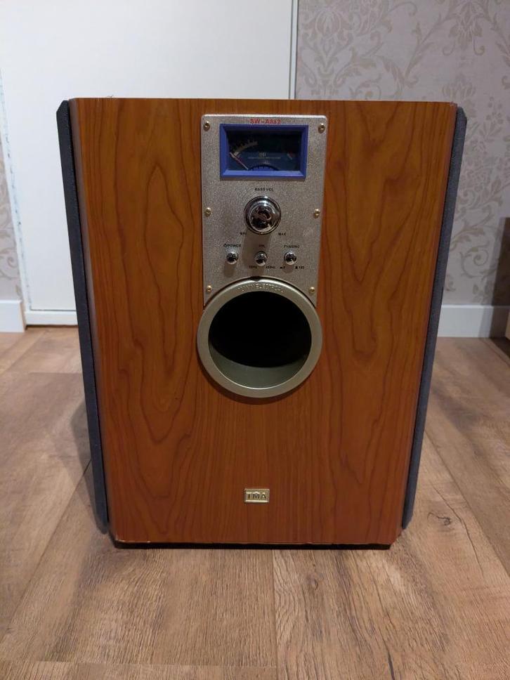 TMA subwoofer SW-A8x2 (opknapper), Audio, Tv en Foto, Luidsprekers, Gebruikt, Subwoofer, 120 watt of meer, Overige merken, Ophalen