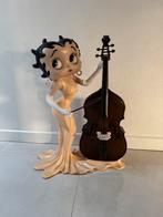 groot beeld Betty Boop 95 cm cd-rek contrabas, Verzamelen, Ophalen, Betty Boop, Gebruikt, Beeldje of Figuurtje
