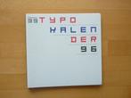 Typo kalender 96 Rosbeek, o.a. Irma Boom, Ophalen of Verzenden, Zo goed als nieuw, Grafische vormgeving