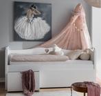 Emma kajuitbed/bedbank (met lades) - 90x200 - Wit, Niet ingevuld, Niet ingevuld, Nieuw, Ophalen of Verzenden
