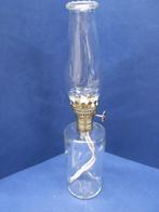 Olielamp, Tafellamp, glas, Antiek en Kunst, Antiek | Lampen, Ophalen of Verzenden