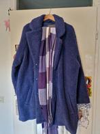 Paarse bontjas met sjaal niet gedragen, Kleding | Dames, Ophalen, Nieuw, Maat 46/48 (XL) of groter, Paars