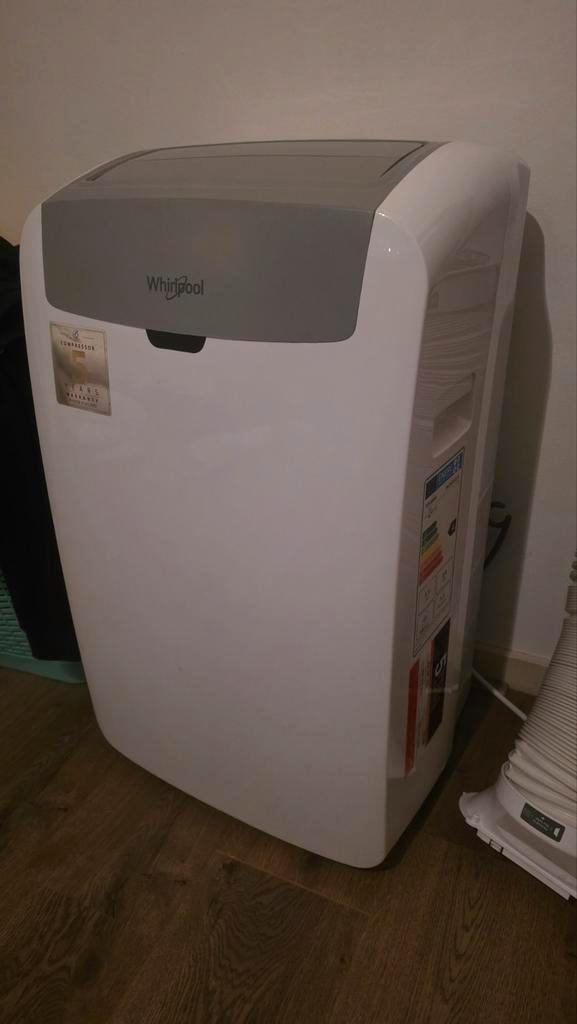 Whirlpool PACW212CO Mobiele Airco 3.5 kW, Witgoed en Apparatuur, Airco's, Gebruikt, Mobiele airco, 60 tot 100 m³, Koelen en Ontvochtigen
