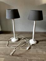 2 stuks Tafel lampen light & Living, Huis en Inrichting, Lampen | Tafellampen, Minder dan 50 cm, Gebruikt, Hout, Ophalen