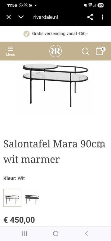 Riverdale salontafel Mara showroommodel  beschikbaar voor biedingen