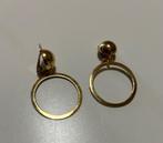 Gouden oorbellen Lott Gioielli Smooth Circle clip, Sieraden, Tassen en Uiterlijk, Oorbellen, Verzenden, Zo goed als nieuw, Goud