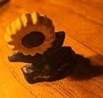 Deurstopper gietijzer zonnebloem, Ophalen of Verzenden