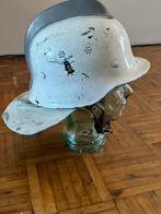 Oude brandweerhelm, Verzamelen, Ophalen of Verzenden, Landmacht, Nederland