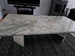 Massief marmeren salon en eettafel, Huis en Inrichting, Tafels | Salontafels, Ophalen, Overige materialen, 50 tot 75 cm, 50 tot 100 cm