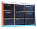 Weekplanner Colourful groot formaat, Huis en Inrichting, Woonaccessoires | Memoborden, Verzenden, Nieuw