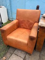 Leren stoel gratis ophalen, Huis en Inrichting, Stoelen, Ophalen, Zo goed als nieuw, Bruin, Eén