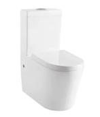 Aquazuro duoblok toilet Savio 2, Doe-het-zelf en Verbouw, Sanitair, Toilet, Zo goed als nieuw, Ophalen